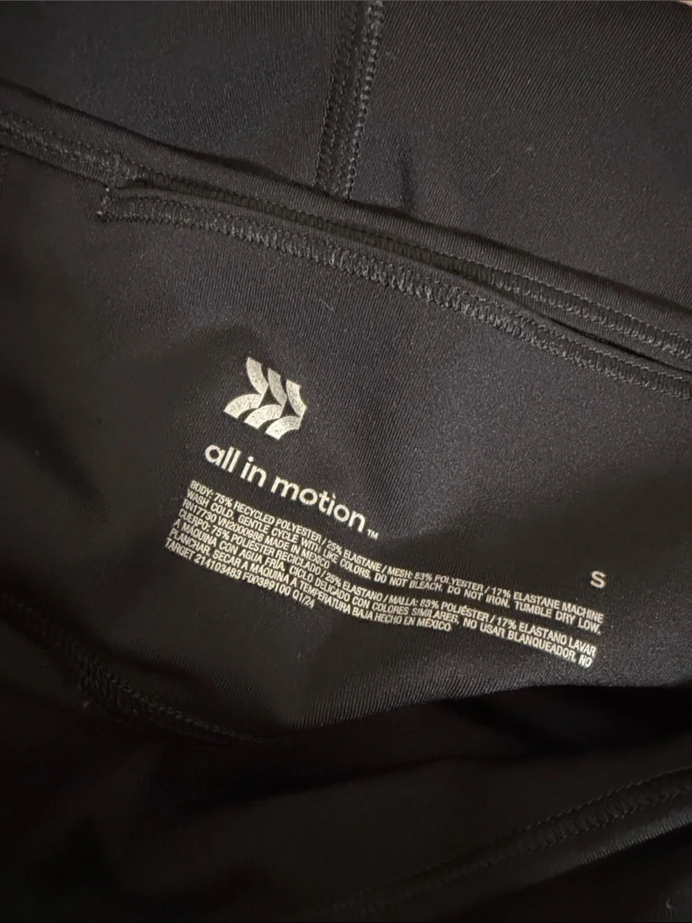 all in motion Black Bike Shorts